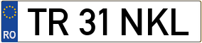 Truck License Plate